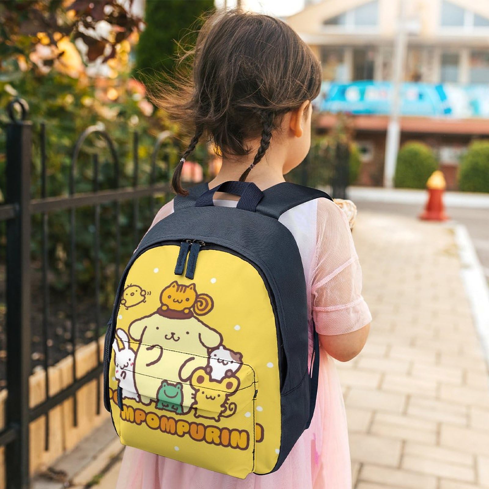Amazon.co.jp: リュック ポムポムプリン イエロー ショルダーバッグ